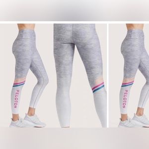Peloton Gray and Pink Leggings